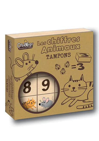 Tampons Chiffres animaux, Crealign