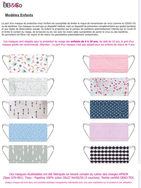 Masque de protection Enfant, bb and co