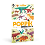 Poster de stickers Dinosaures, Poppik