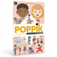 Poster de stickers Corps Humain, Poppik