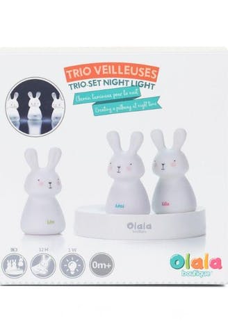 Trio de lapins Induction, Olala boutique